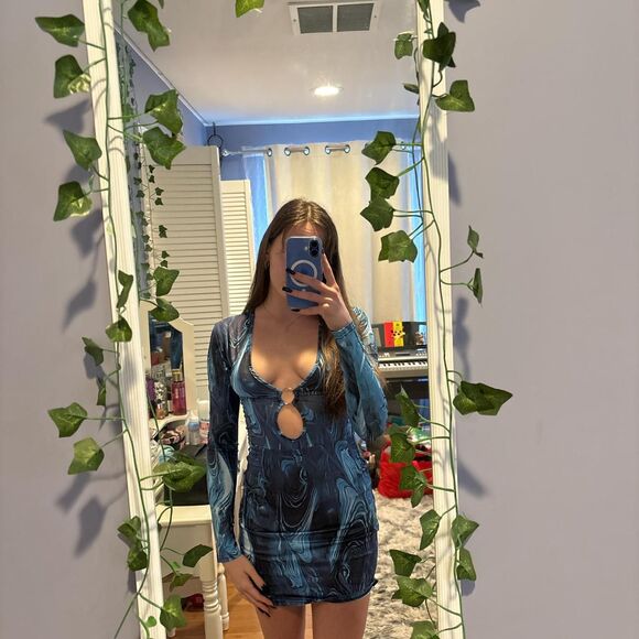 Source Unknown Dresses & Skirts - Unbranded Women's Blue and Navy Dress